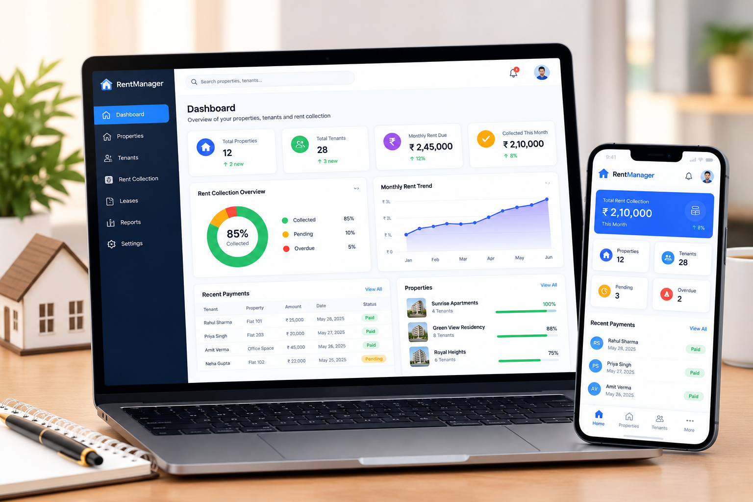 Rent Management Application
